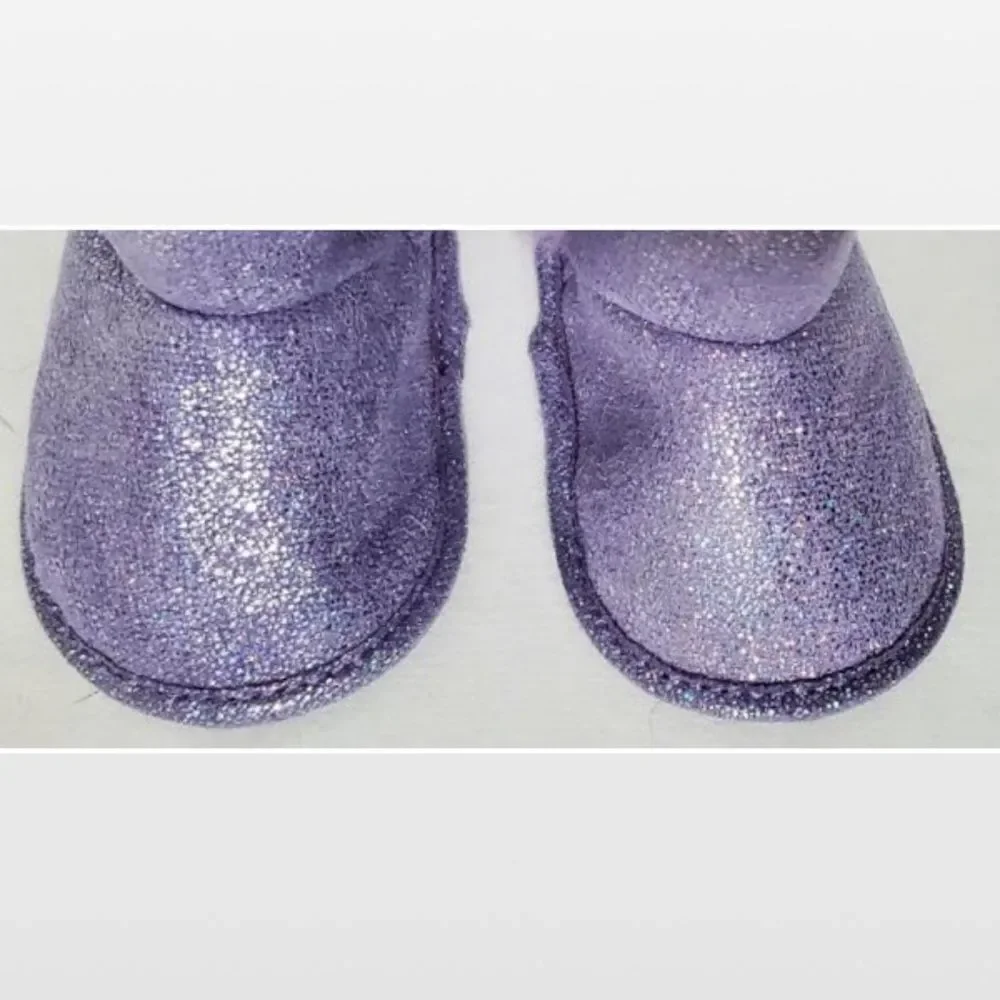 New Stepping Stones Boots Baby Purple Sparkle Boot Kid Shoe NWT